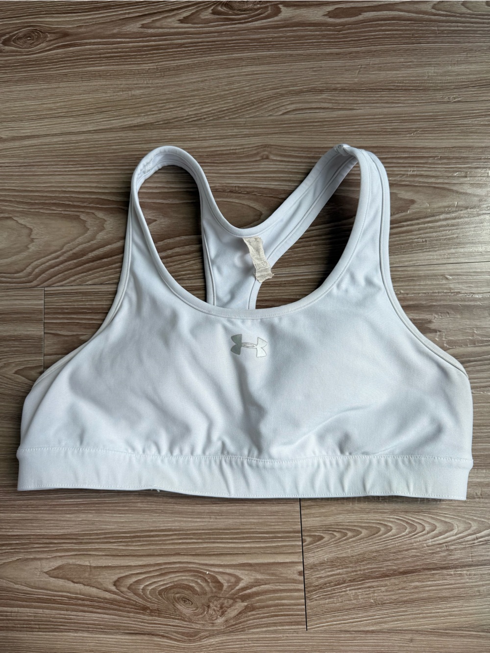 Under Armour White Womens Sports Bra -Large